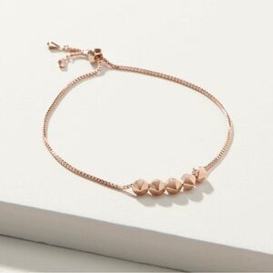 Stella & Dot Renegade Friendship Bracelet | Rose Gold